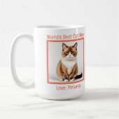 's Werelds beste kat mam personaliseren (Munchkin) Koffiemok (Links)