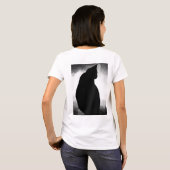 's Werelds beste kat mam poot met achterkant afbee T-shirt (Achterkant volledig)