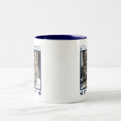 's Werelds beste kat mam schildert foto's van huis Tweekleurige Koffiemok (Center)