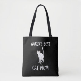 'S Werelds Beste Kat Mama Leuke Dierlijke Typograf Tote Bag