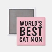 'S WERELDS BESTE KAT MOEDER Koelkast Magneten (Voorkant / Achterkant)