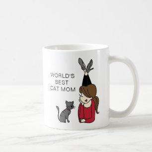 's Werelds beste kat-Mok met mam-koffie Koffiemok