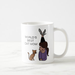 's Werelds beste kat-Mok met mam-koffie Koffiemok