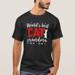 's Werelds beste kat oma kat kat eigenaar huisdier T-shirt