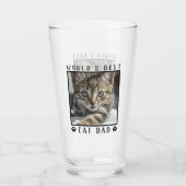 's Werelds beste kat-pap schildert foto-Lijst afdr Glas (Achterkant)