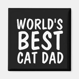 'S WERELDS BESTE KAT PAPA Koelkast Magneten