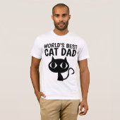 'S WERELDS BESTE KAT PAPA, T-shirts (Voorkant volledig)