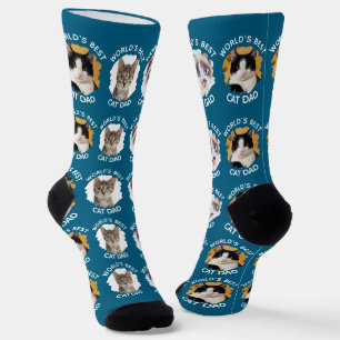 'S Werelds beste kattenvader - Aangepaste 3 katten Sokken