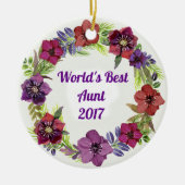 's Werelds beste kerstsieraad Keramisch Ornament (Voorkant)