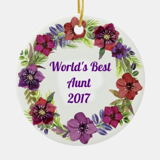 's Werelds beste kerstsieraad Keramisch Ornament (Voorkant)