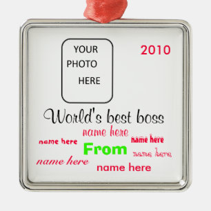 's Werelds beste kerstversiering Metalen Ornament