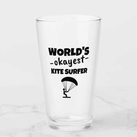 's Werelds beste kietsurfer Glas (Voorkant)