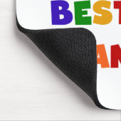 's Werelds beste kindermeisje met heldere kleuren Muismat (Hoek)