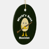 's Werelds beste klarinet muzikant Keramisch Ornament (Rechts)