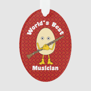 's Werelds beste klarinet muzikant Ornament