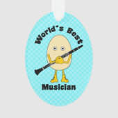 's Werelds beste klarinet muzikant Ornament (voorkant)