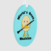 's Werelds beste klarinet muzikant Ornament (voorkant)