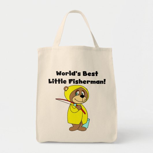 's Werelds beste kleine vissers, overhemden en ges Tote Bag (Voorkant)