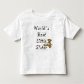 's Werelds beste kleine zuster-overhemden en cadea Kinder Shirts (Voorkant)