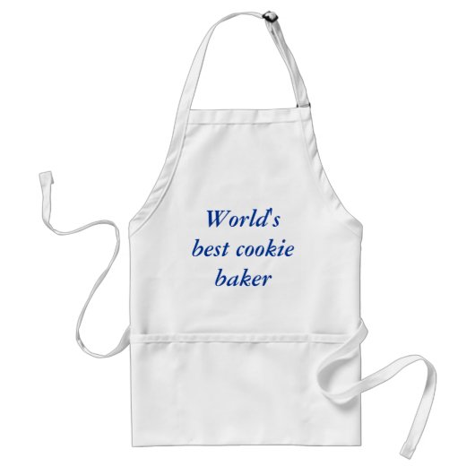 's Werelds beste koekjesbakker apron Standaard Schort (Voorkant)