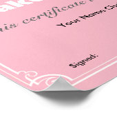 's Werelds beste koekjesmaker Poster (Hoek)