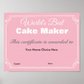 's Werelds beste koekjesmaker Poster (Voorkant)