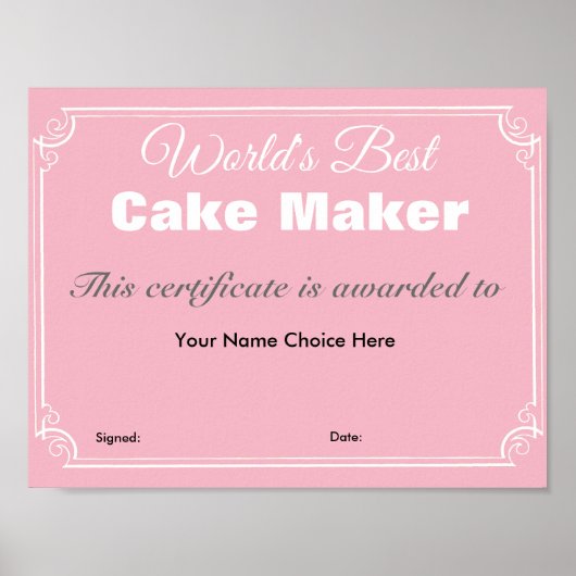 's Werelds beste koekjesmaker Poster (Voorkant)
