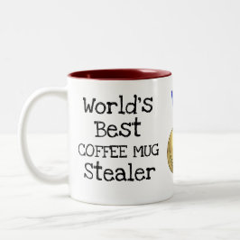 's Werelds beste koffie-Mok Stealer Novelty Gift I Tweekleurige Koffiemok