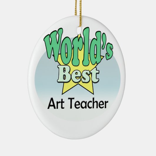 's Werelds beste kunstleraar Keramisch Ornament (Rechts)