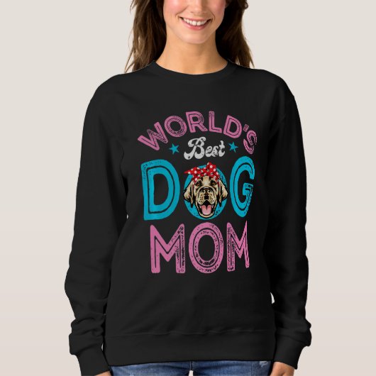 's Werelds beste labrador Dog mam Funny Moederdag Trui (Voorkant)