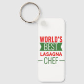 's Werelds Beste Lasagne Chef Sleutelhanger (Voorkant)