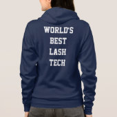 's Werelds beste 'Lash'-technicus Hoodie (Achterkant)