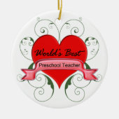 's Werelds beste leerkracht Keramisch Ornament (Voorkant)