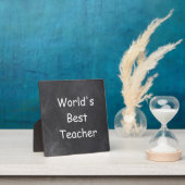 's Werelds beste leerling-krijtbordontwerp-cadeaui Fotoplaat (Insitu)