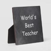 's Werelds beste leerling-krijtbordontwerp-cadeaui Fotoplaat (Voorkant)