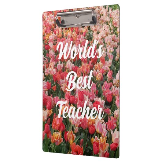 's Werelds beste leermachine-roze klembord (Links)