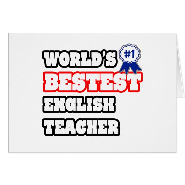 's Werelds beste leraar Engels (Voorkant Horizontaal)
