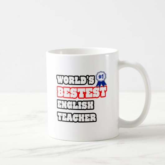 's Werelds beste leraar Engels Koffiemok (Rechts)