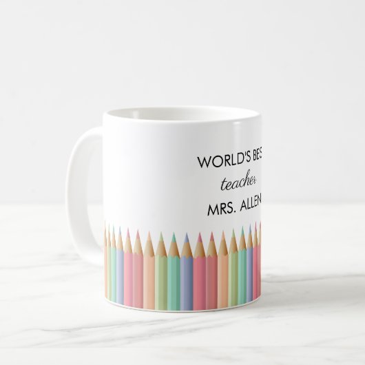 's Werelds beste leraar Mok (Voorkant links)