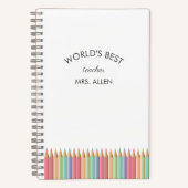 's Werelds beste leraar Notitieboek (Voorkant)