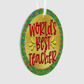 's Werelds beste leraar Ornament (voorkant)