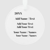 's Werelds beste leraar Ornament (achterkant)