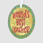 's Werelds beste leraar Ornament (voorkant)