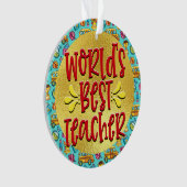 's Werelds beste leraar Ornament (voorkant)