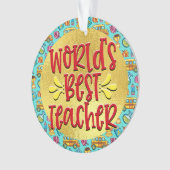 's Werelds beste leraar Ornament (voorkant)
