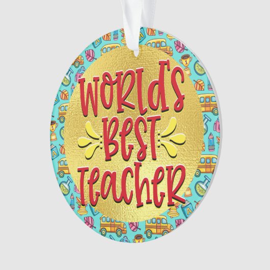 's Werelds beste leraar Ornament (voorkant)