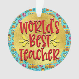 's Werelds beste leraar Ornament