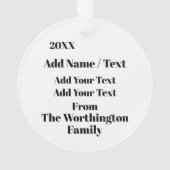 's Werelds beste leraar Ornament (achterkant)