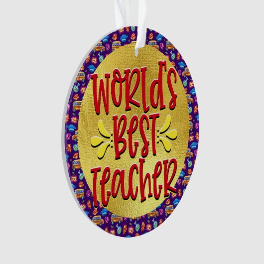 's Werelds beste leraar Ornament (voorkant)