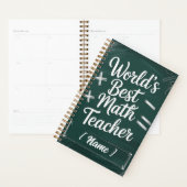 'S Werelds beste leraar schoolbordcadeau Planner (Display)